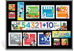 Live 54321+10Â­ Bulletin Board Kit