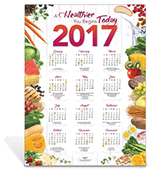2017 Nutrition and Health Calendar Poster