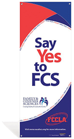 Say Yes to FCS Vinyl Banner