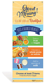 Breakfast Vinyl Banner