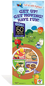 Active Kids MyPlate Vinyl Banner