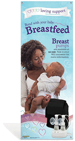 Breast Pump Vinyl Banner