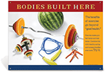 Bodies Built Here Vinyl Banner