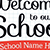 Custom Vinyl Banner: Welcome to Our School