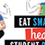 Custom Vinyl Banner: Eat Smart