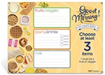 Breakfast Dry Erase Menu Board