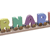 NameTrain Personalized 10 Pastel Letters with Track
