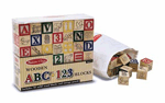 Wooden ABC-123 Blocks 