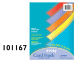 Array Card Stock 100 Sheets Assorted, 5 Colors Vibrant