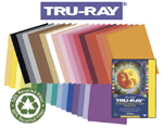 Tru-Ray Sulphite Construction Paper - 9 x 12 - Brilliant Lime