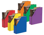 Magazine Holders - Assorted Colors - 6 Pack