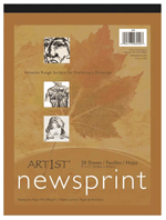 Art1st Newsprint Pad - 9 x 12 - 50 Sheets