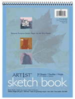 Art1st Sketch Book - Heavyweight 9 x 12 30 Sheets