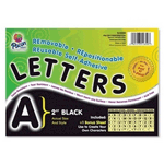 Self-Adhesive Letters Black 2 inch