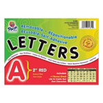 Self-Adhesive Letters Red 2 inch