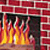 Corobuff Corrugated Fireplace