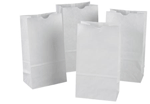 Rainbow Bags - White - 6 x 3-5/8 x 11 - 100 Count