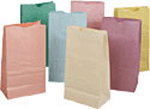 Rainbow Bags - Pastel - 6 x 3-5/8 x 11 - 28 Count