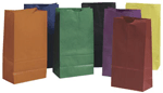 Rainbow Bags - Bright Color Assortment - 6 x 3-5/8 x 11 - 28 Count