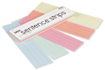 Mini Sentence Strips - 3 x 12 - Kaleidoscope - 100 Qty