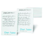 D'Nealian Chart Tablets - 24 x 32 - 2 Ruled, Manuscript Cvr - 25 Sheets 