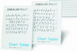 D'Nealian Chart Tablet - 24 x 32 - 2 Ruled, Cursive Cvr - 25 Sheets