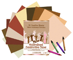 Multicultural Construction Paper - 12 x 18 - Assorted 10 Colors - 50 Sheets