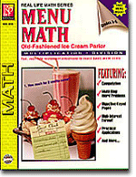 Menu Math: Old Fashioned Ice Cream Parlor