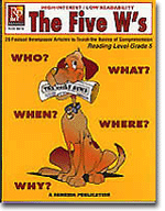 The Five Ws (Traditionally Leveled Reading for Grade 5)