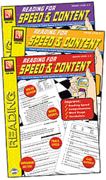 Reading for Speed and Content (3-Book Set)