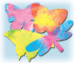 Colour Diffusing Butterflies