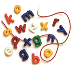 Lower Case Letter Beads