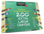 Best Buy Crayon Assortment - 8 Colors - 200 Crayons