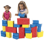 Imagibricks 24 Piece Giant Rainbow Block Set