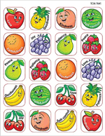 Fruit Of The Spirit Stickers, Multi Color 