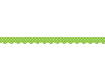 Mini Polka Dots Border Trim, Lime 