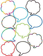 Speech-Thought Bubbles Accents 