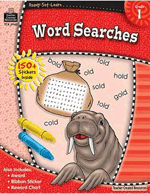 Ready Set Learn Word Searches Grade 1
