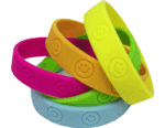 Happy Faces Wristbands, Multi Color 