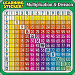 Learning Stickers: Multiplication-Division