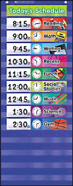 Daily Schedule Pocket Chart