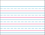 Handwriting Paper Wipe-Off Chart