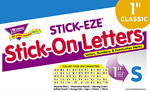 Blue 1 ft Letters and Numbers STICK-EZE