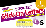 Black 1 inch Letters and Numbers STICK-EZE