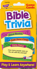 Bible Trivia Challenge Cards