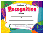 Certificate of Recognition Certificate