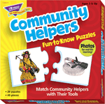 Community Helpers Fun-to-Know Puzzles