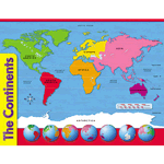 The Continents Learning Charts