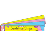 24-Inch Multicolor Pack Wipe-Off Sentence Strips 