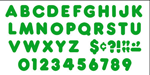 Green 4 ft Casual Ready Letters